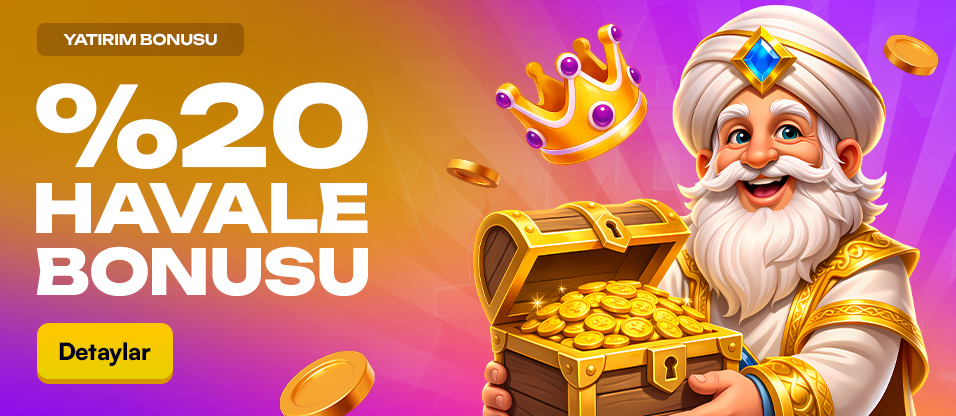 VegasSlot %20 havale yatırım bonusu kampanyası